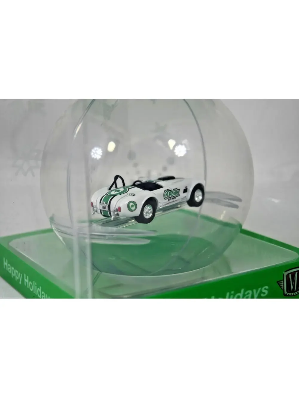 M2 Machines O'Reilly Auto Parts 2025 Christmas Ornament 1965 Shelby 427 Cobra